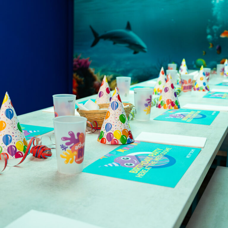 table set for a party