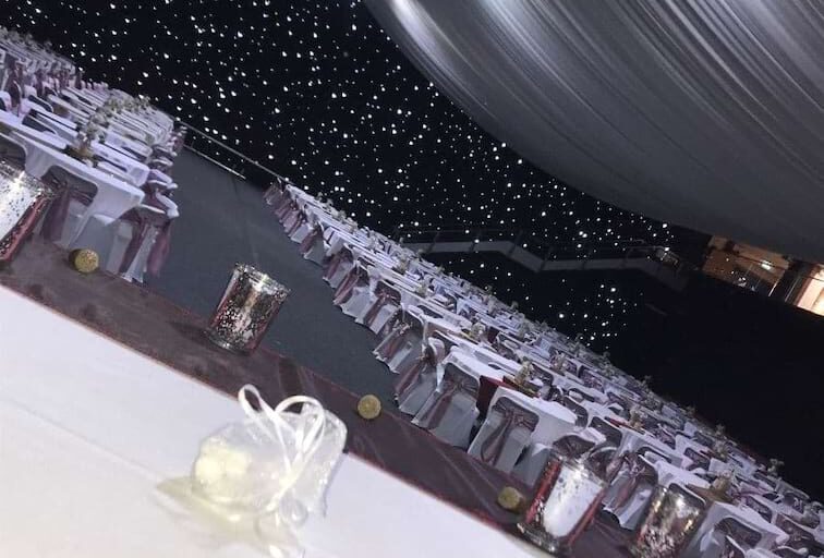 room ready for wedding service